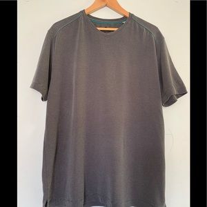 Solid Short Sleeve Crew Neck Knit Jersey T-Shirt